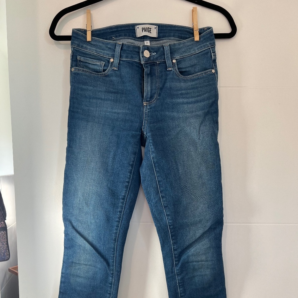 Womens Paige “Verdugo Crop” Jeans